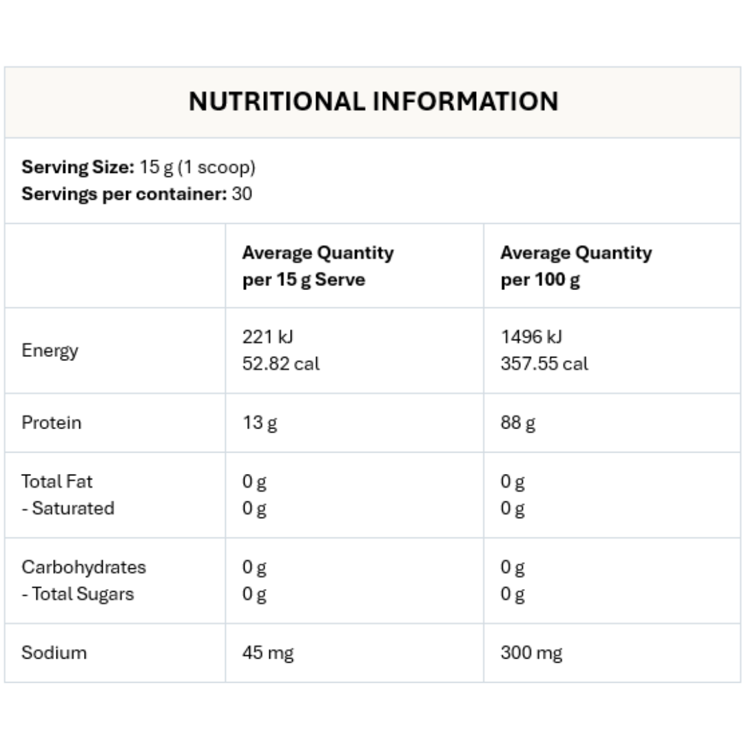 Natural Australian Beef Gelatin | 454g