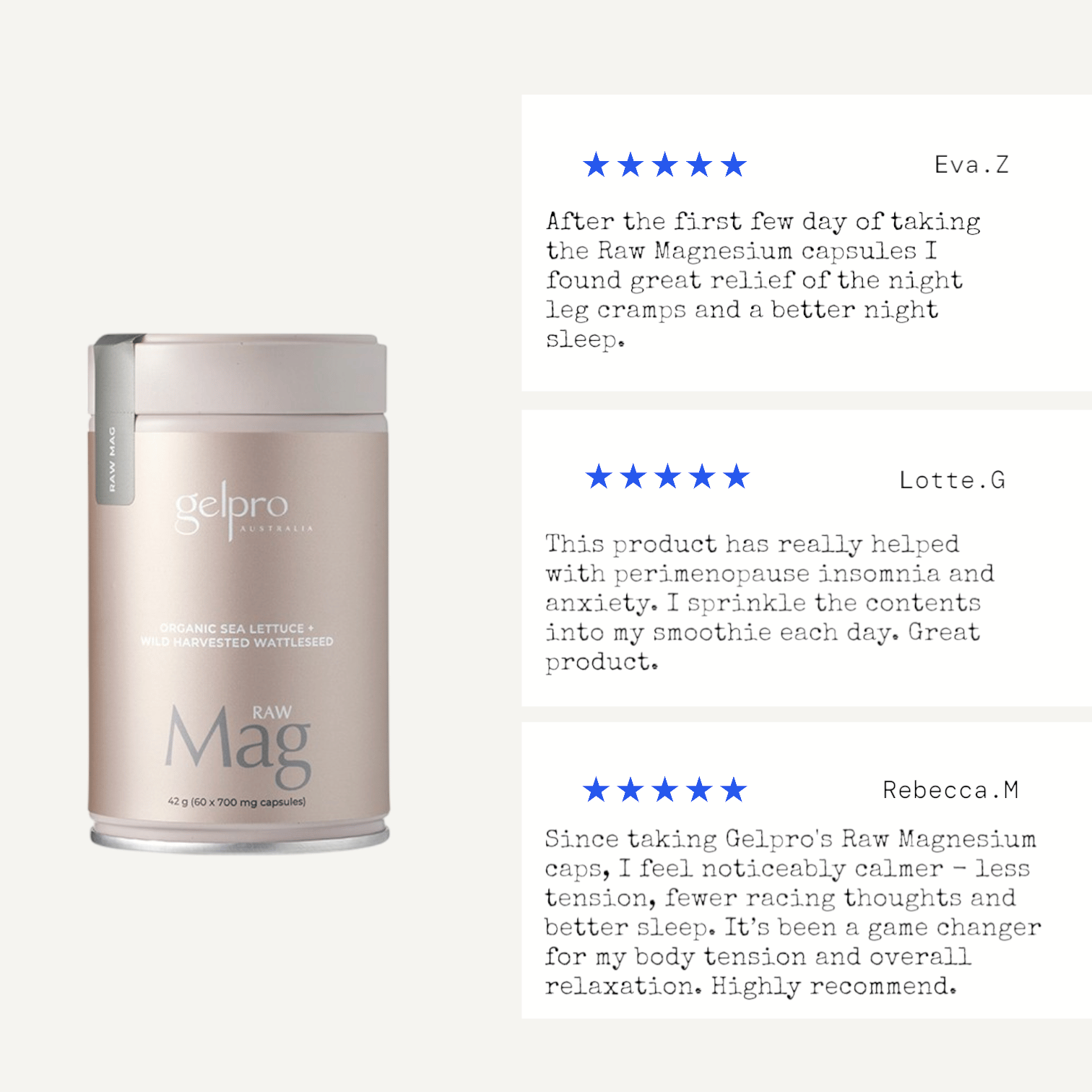 Raw Magnesium | 60 capsules