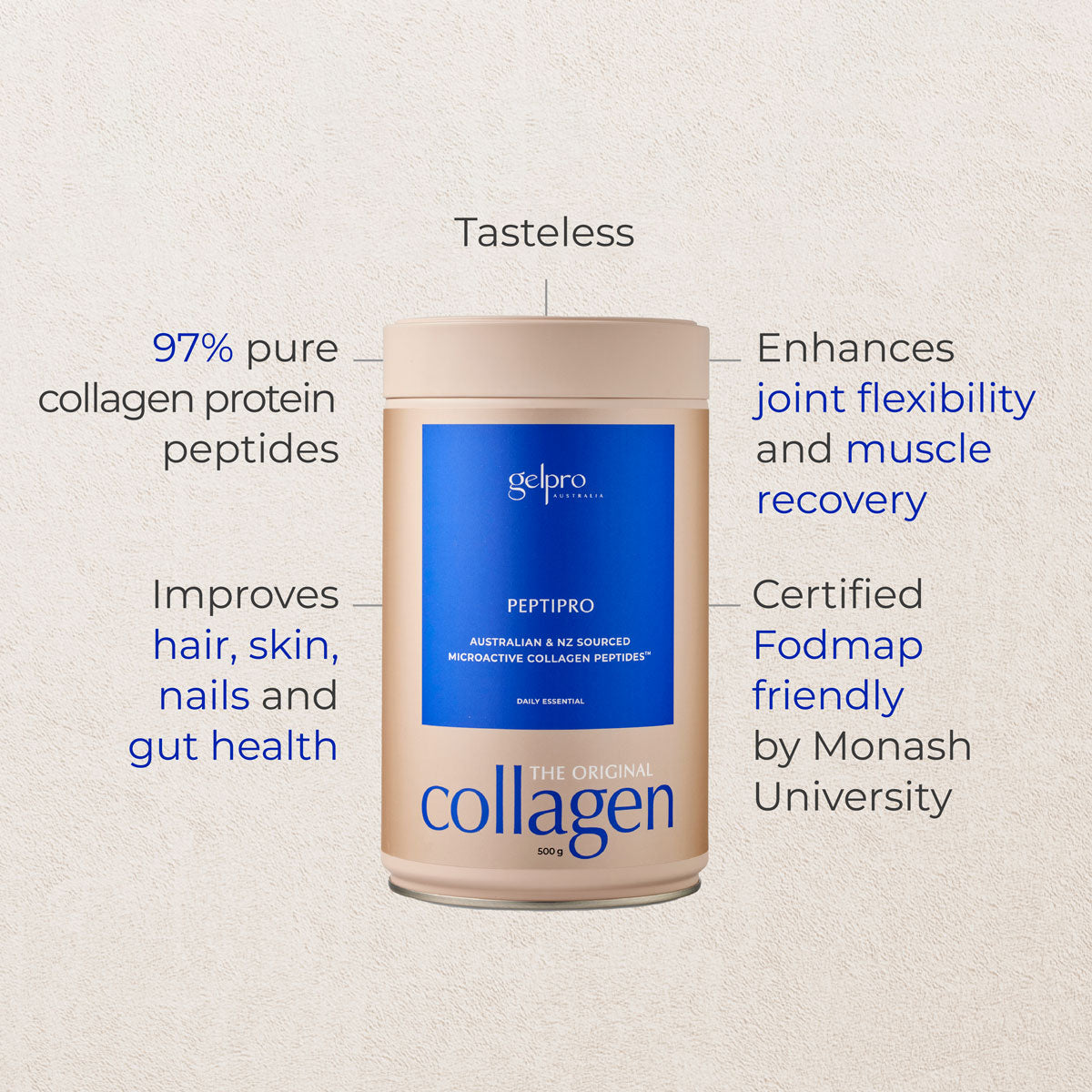 Original Hydrolysed Collagen Powder | Peptipro | 500g